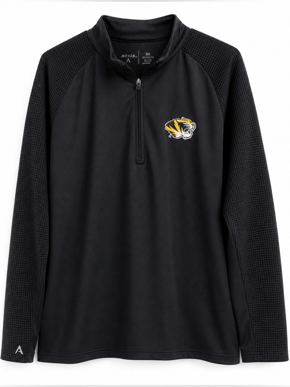 Mizzou Tigers Quarter Zip Pullover 3XL Black Athletic Top